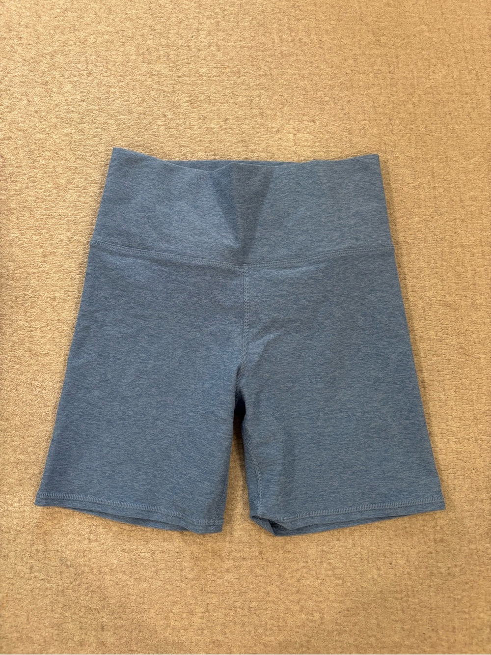 Vuori Slate Blue High-Rise Bike Shorts